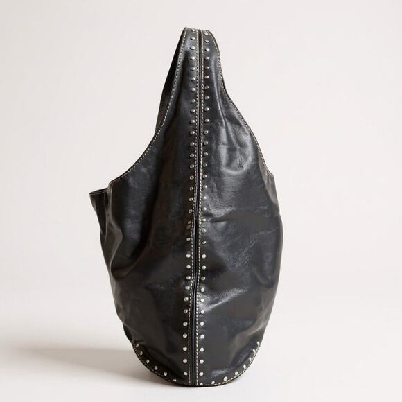 Michael Kors Astor Studded Pebbled Leather Hobo Bag – Vintage, Rare MSRP $298 - Picture 3 of 10